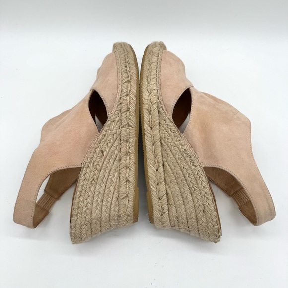 Kanna Nubuck leather Wedge Espadrille Sandals Sz 9 - Picture 7 of 11